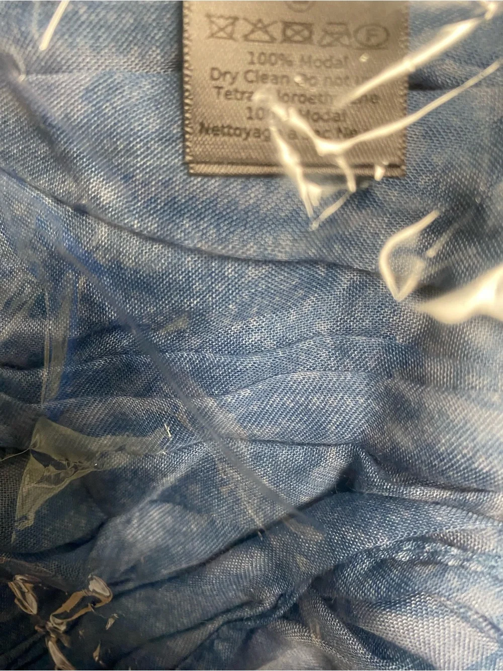 John Varvatos Light Blue Sheer Men’s Scarf